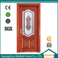 Customize PVC Wood MDF Door with Glass for Houses Projects